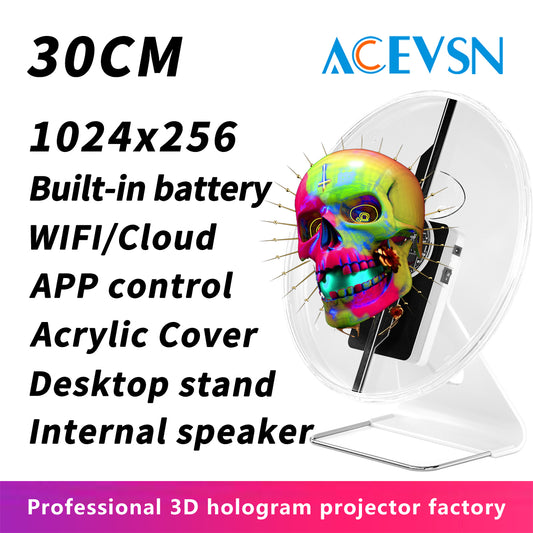 27CM–65CM LED Holographic Display Projector for Store Advertising