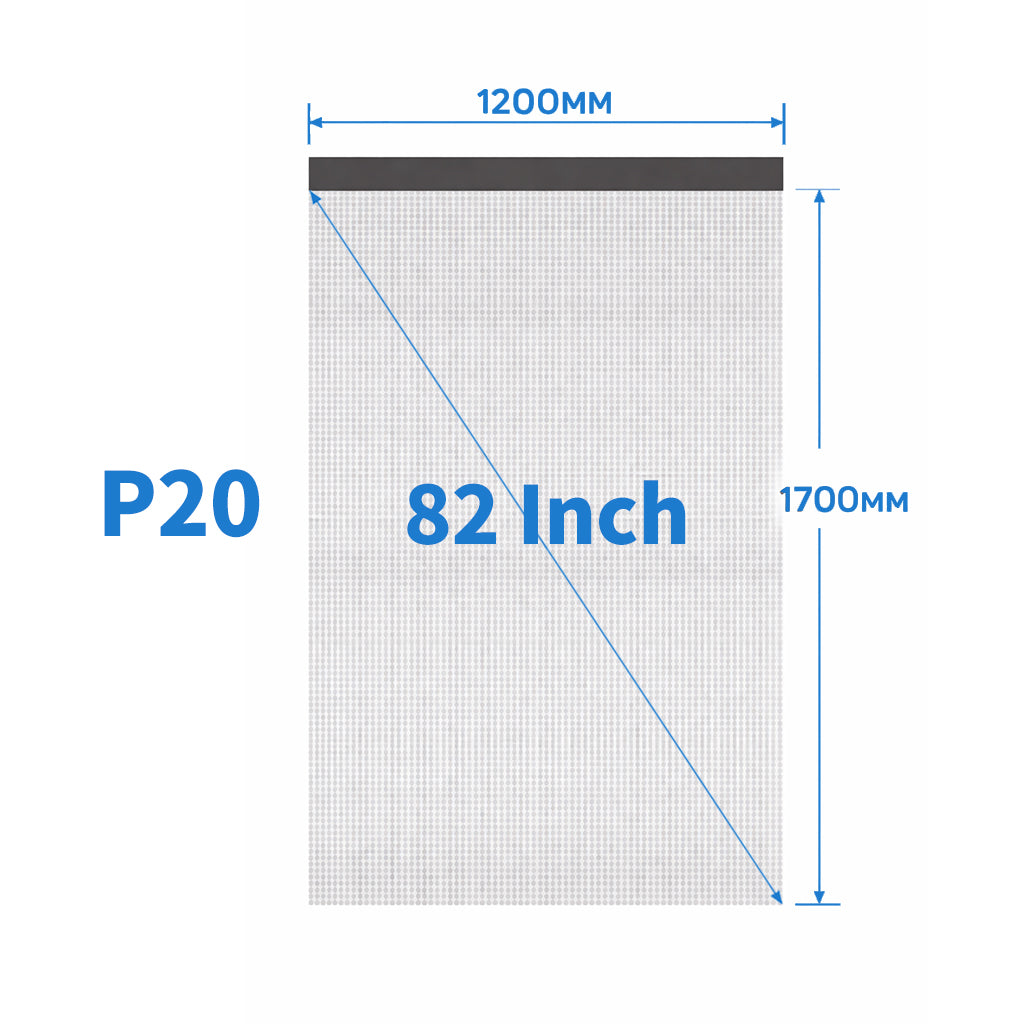 P15/P20 LED Mesh Display Screen | Foldable Drone Show LED Display for Outdoor Events & Advertising