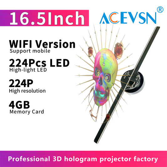 ACEVSN 3D holographic advertising display for events and brand promotions