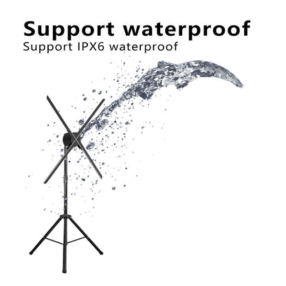 30.3 Inch IPX6 Waterproof 3D Hologram Fan Display | Outdoor Advertising Display
