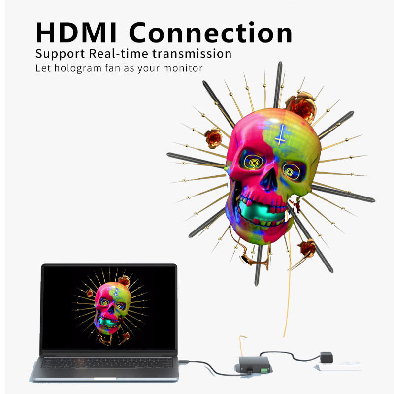 4K HDMI Real-Time Holographic Display for Live Events and Stage Shows