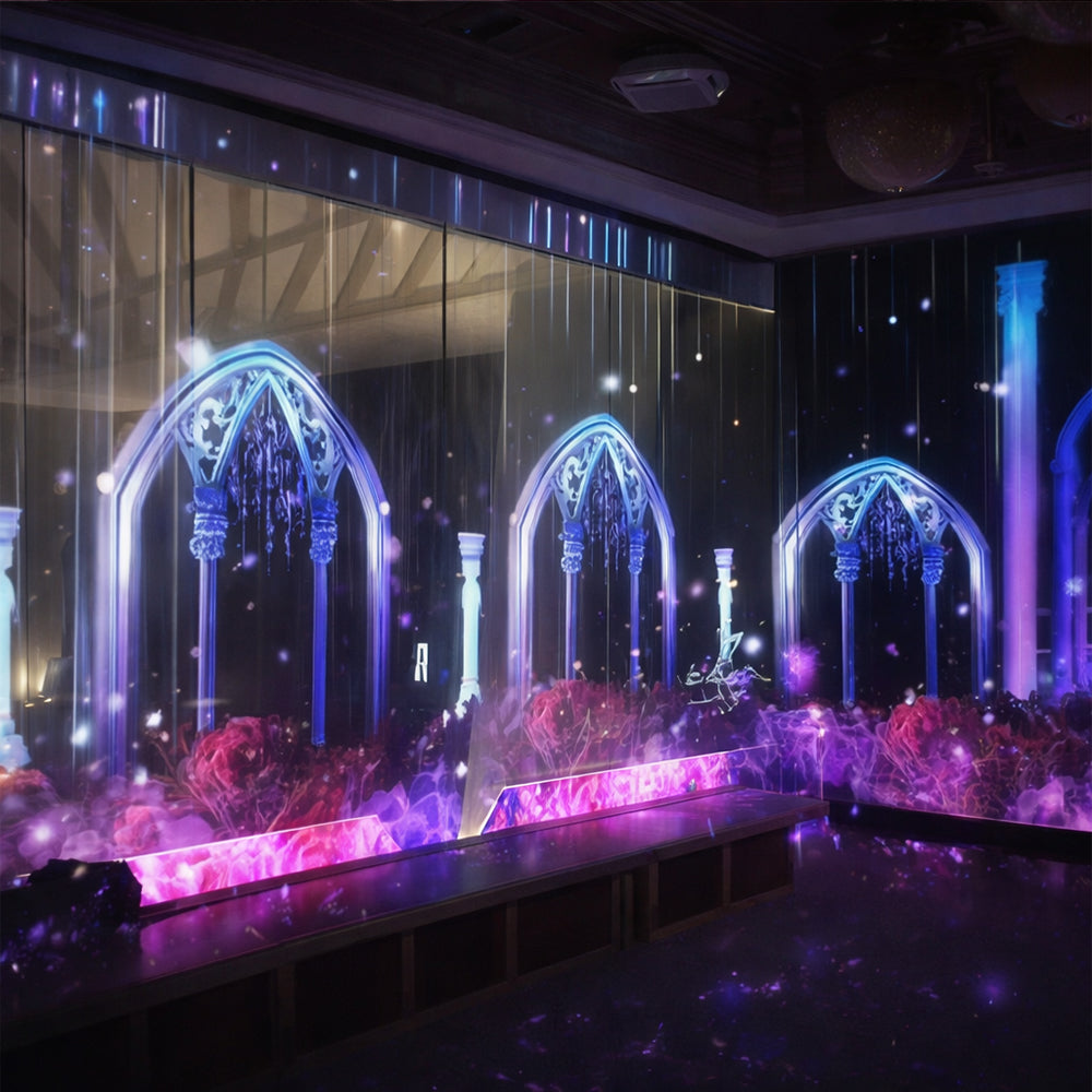 Custom Size 3D Holographic Projection Mesh Screen
