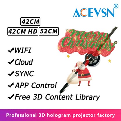 42CM / 52CM WiFi LED Hologram Fan Display