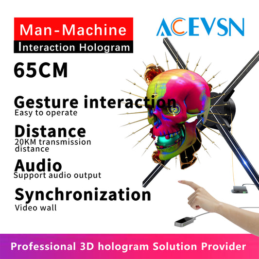 ACEVSN HDMI real-time interactive holographic display for solo and splicing event setups