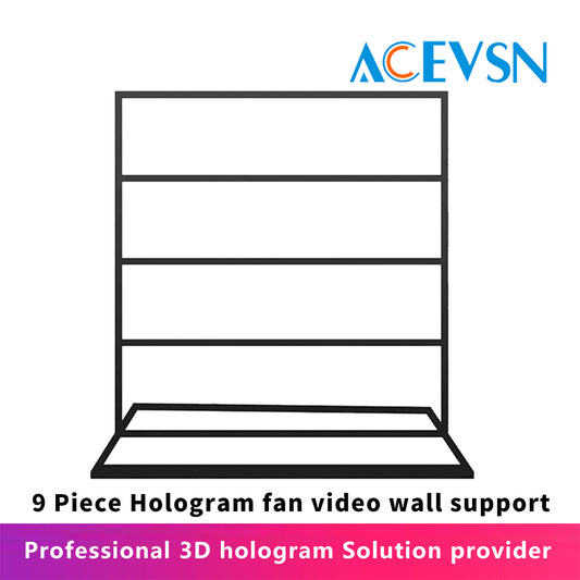 ACEVSN 9-piece holographic projector video wall support kit for synchronized display installation