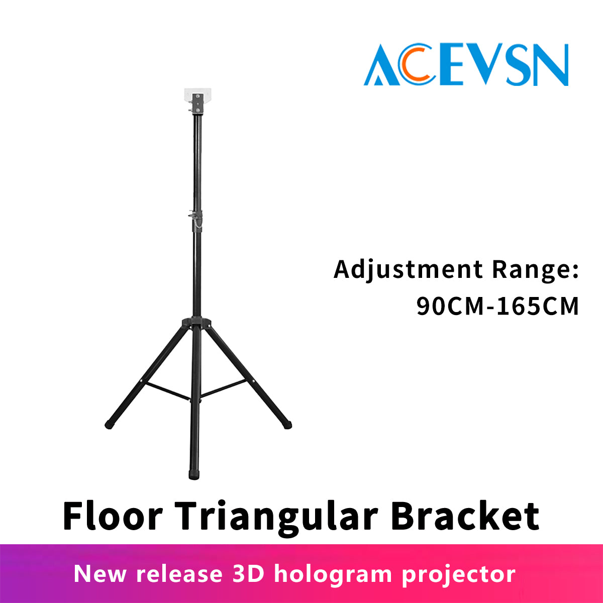 Floor Triangular Stand for 3D Hologram Fan Displays