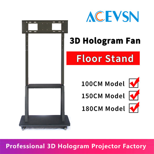 ACEVSN heavy-duty floor stand for 100CM 150CM and 180CM holographic display installation
