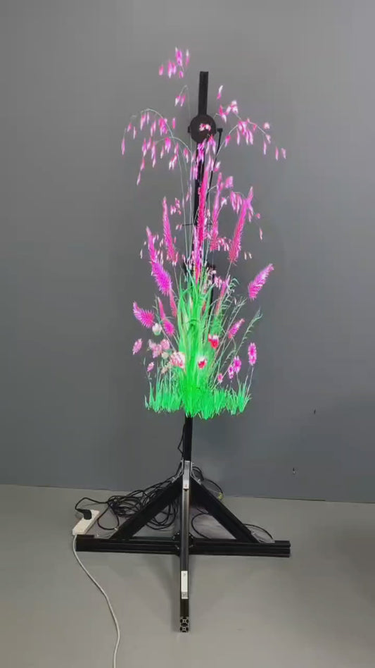 65cm/72cm/77cm/100cm Human-Size 1×3 Holographic Video Wall Display