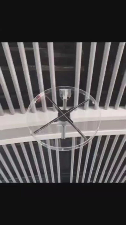 Mini Hologram Projector Fan with Protective Cover