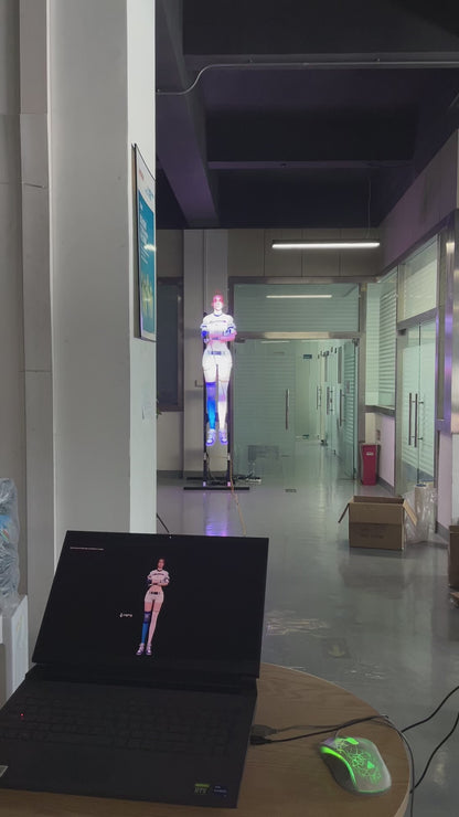 3PCS HDMI Real-Time Holographic Video Wall Display for Events