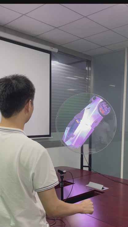 65cm/100cm/150cm/180cmHDMI Real-Time Interactive Holographic Display for Events