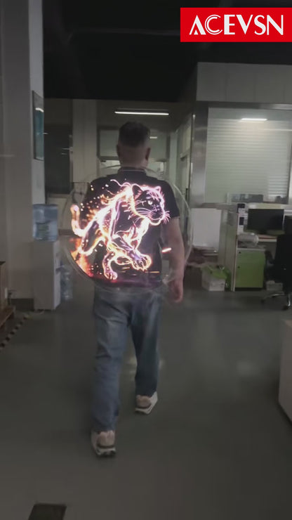 32CM Portable Backpack Holographic Display for Mobile Advertising